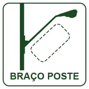Ícone de Poste com Braço