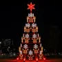 Árvore de Natal Luminosa Gigante LED Fabricada em Estrutura Metálica - Arvore de Natal Ilumination