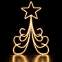 Figura de Natal 3D Luminosa para Piso e Jardim - 1 Estrela 3D