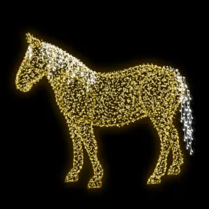 Figura de Natal Luminosa - Cavalo Elegance 3D