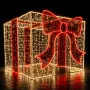Figura de Natal Luminosa com Entrada - Caixa de Presente 3D