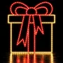 Figura de Natal Luminosa para Jardim  - Caixa de Presente