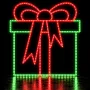 Figura de Natal Luminosa para Jardim  - Caixa de Presente