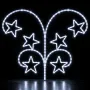 Figura de Natal Luminosa para Jardim e Fachada - 6 Estrelas no Alto