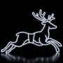 Figura de Natal Luminosa para Jardim e Fachada - Rena