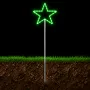 Figura de Natal Luminosa para Jardim - Estrela no Alto
