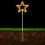 Figura de Natal Luminosa para Jardim - Estrela no Alto