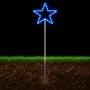 Figura de Natal Luminosa para Jardim - Estrela no Alto
