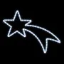 Figura de Natal Luminosa para Poste - Cometa Iluminado Pequeno