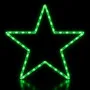 Figura de Natal Luminosa para Poste - Estrela 5 Pontas 100cm