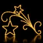 Figura de Natal Luminosa para Poste - Estrelas e Arabescos Premium