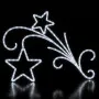 Figura de Natal Luminosa para Poste - Estrelas e Arabescos Premium