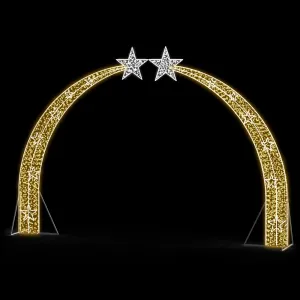 Figura de Natal Luminosa Portal - Arco Star Explosion