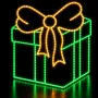 Figura de Natal Luminosa - Poste Caixa de presentes