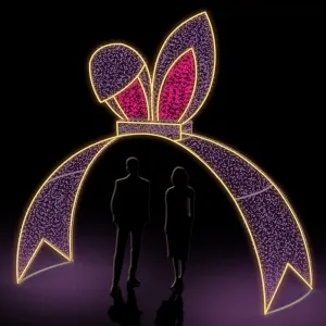 Figura de Páscoa Luminosa - Orelhinha Interativa