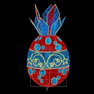 Figura de Páscoa Luminosa - Ovo de Páscoa 3D Glamour