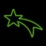 Figura de Natal Luminosa para Poste - Cometa Iluminado Grande