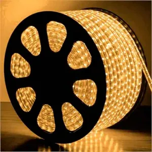 Mangueira LED Branco Quente, 24 LED/m e Ø11mm - Rolo de 100 metros
