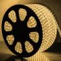 Mangueira LED Branco Quente, 32 LED/m e Ø12mm - Rolo de 100 metros
