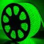 Mangueira LED Verde, 32 LED/m e Ø12mm - Rolo de 100 metros