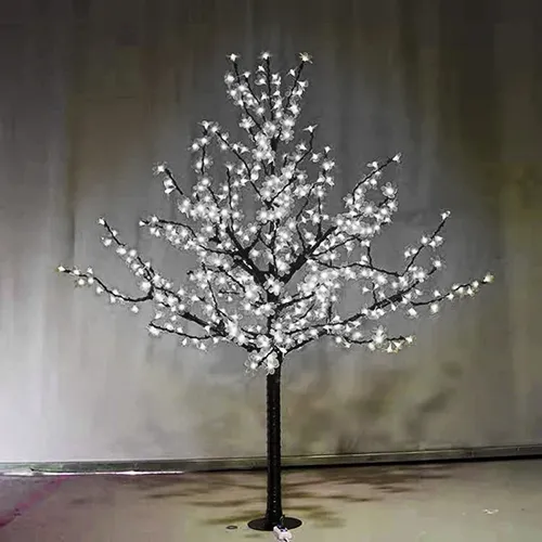Arvore de Natal Cerejeira com 384 Led Fixo Branco Frio 2,3 Metros Bivolt