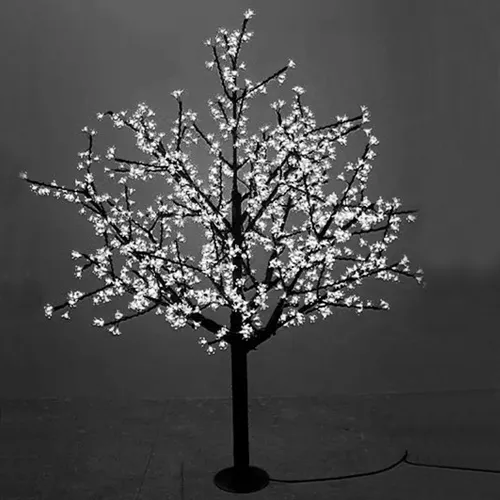 Arvore de Natal Cerejeira com 590 Led Fixo Branco Frio 2,2 Metros Bivolt
