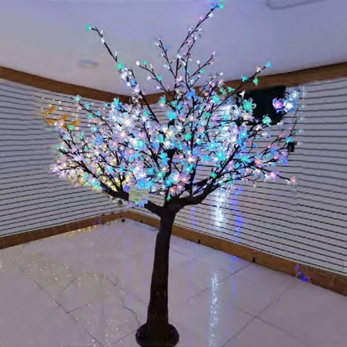 Árvore de Natal Cerejeira de 2,5m, 840 LEDs RGB com Controle
