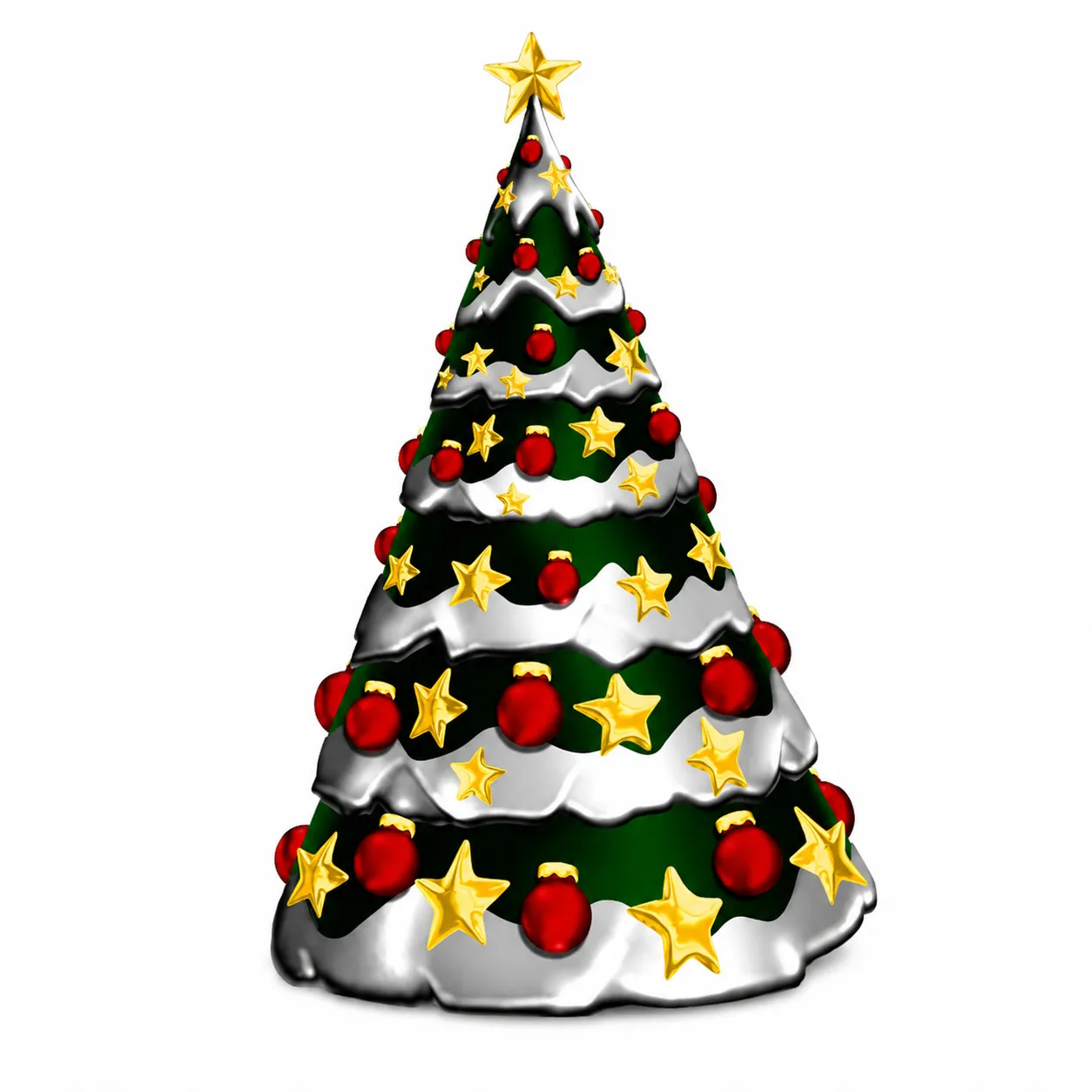 Figura de Fibra - Arvore de Natal Grande