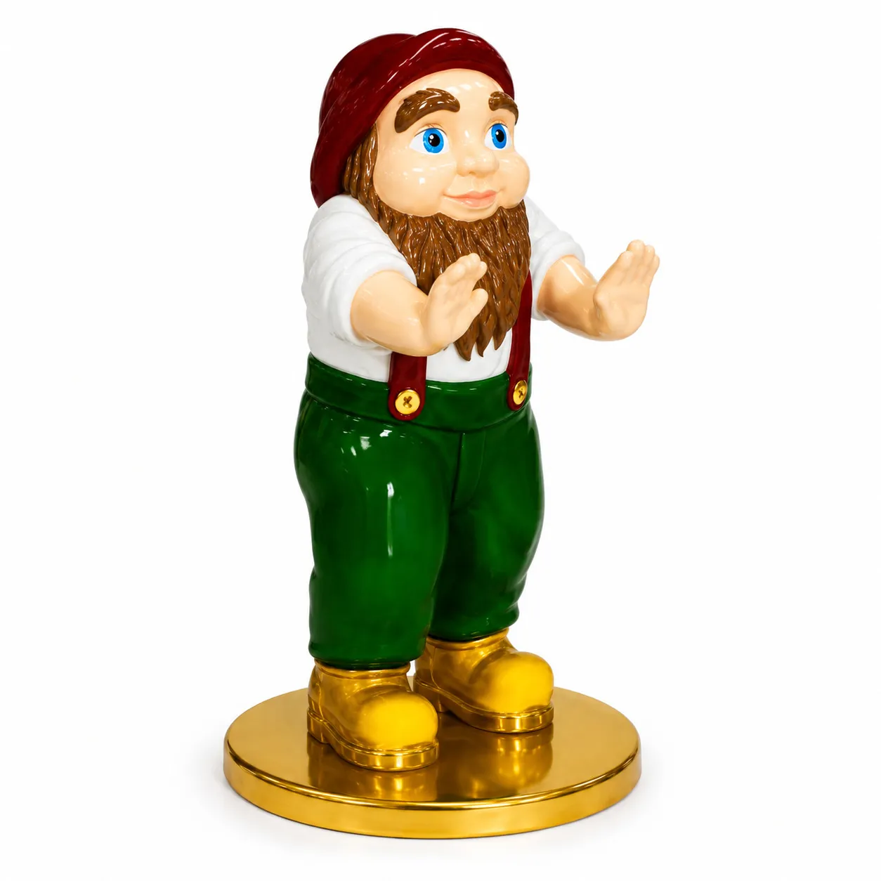 Figura de Fibra - Duende Trabalhando