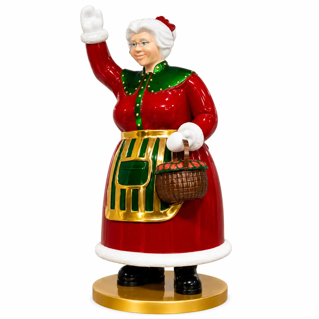 Figura de Fibra - Mamãe Noel
