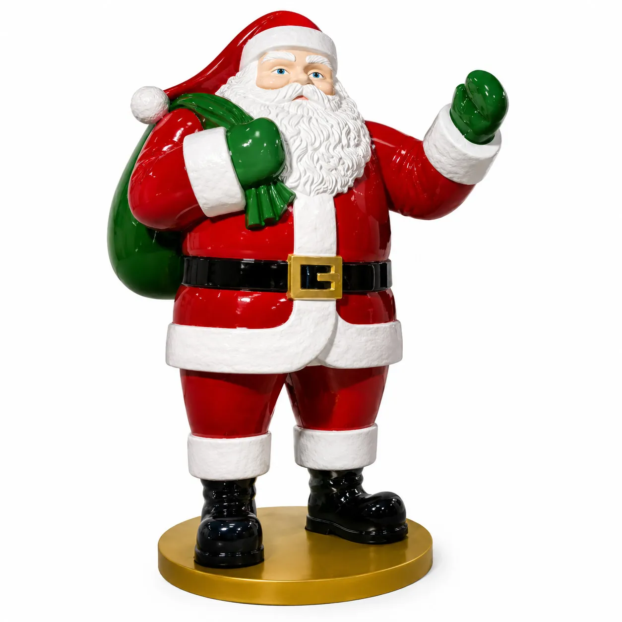 Figura de Fibra - Noel Gigante em pé