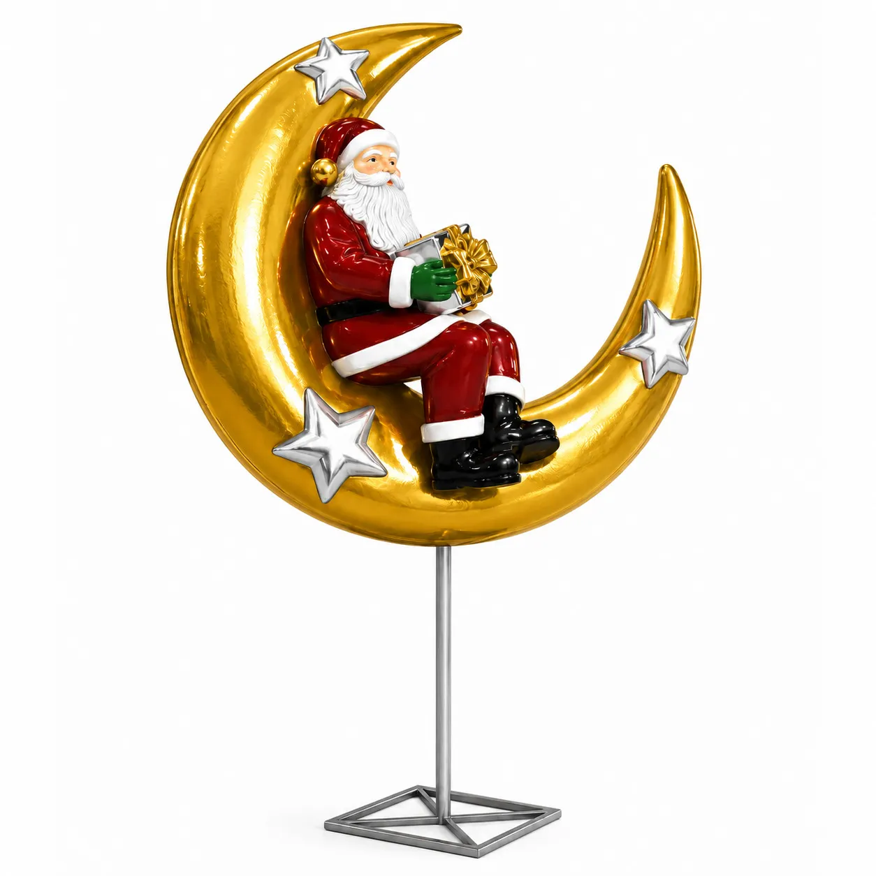Figura de Fibra - Noel na Lua