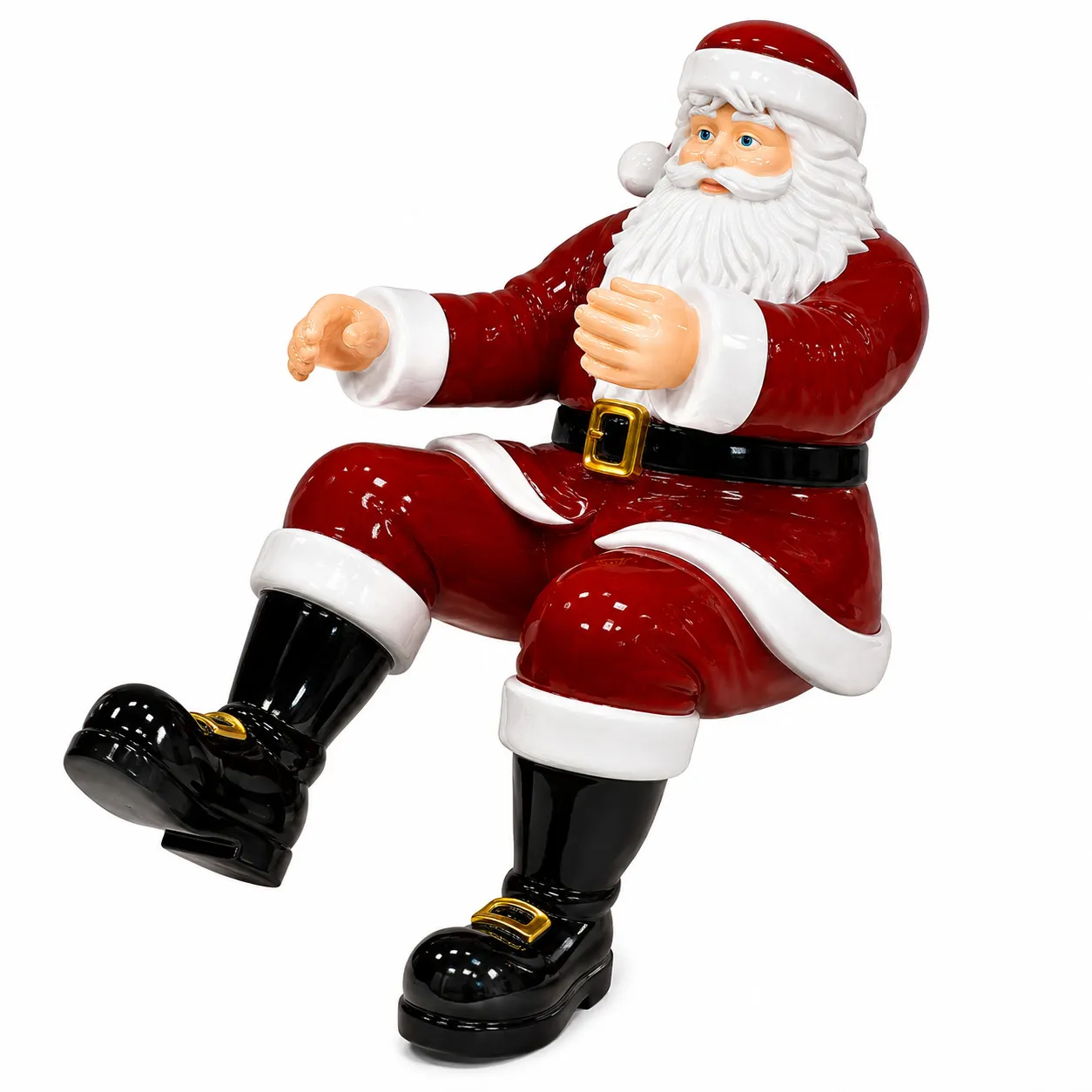 Figura de Fibra - Noel sentado