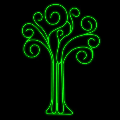 Figura de Natal Luminosa para Jardim e Fachada - Árvore LED