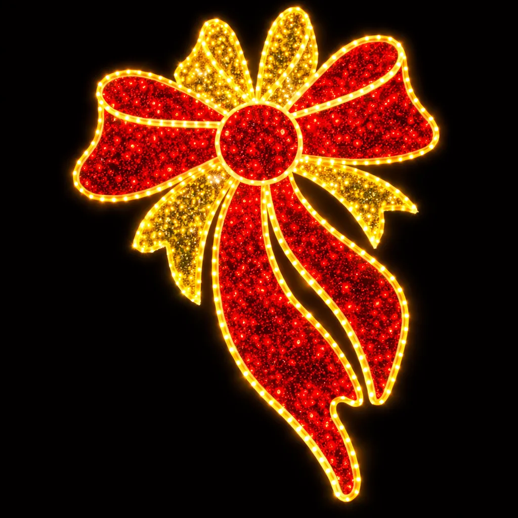 Figura de Natal Luminosa - Laço de Natal Brilliant 2D