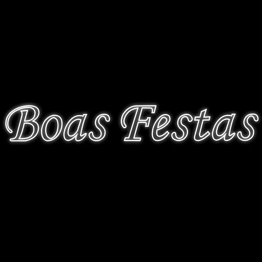 Figura de Natal Luminosa Painel - Boas Festas
