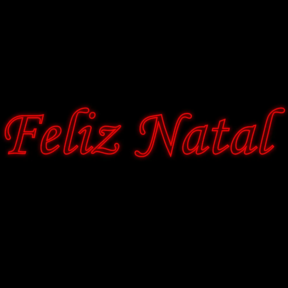 Figura de Natal Luminosa Painel - Feliz Natal