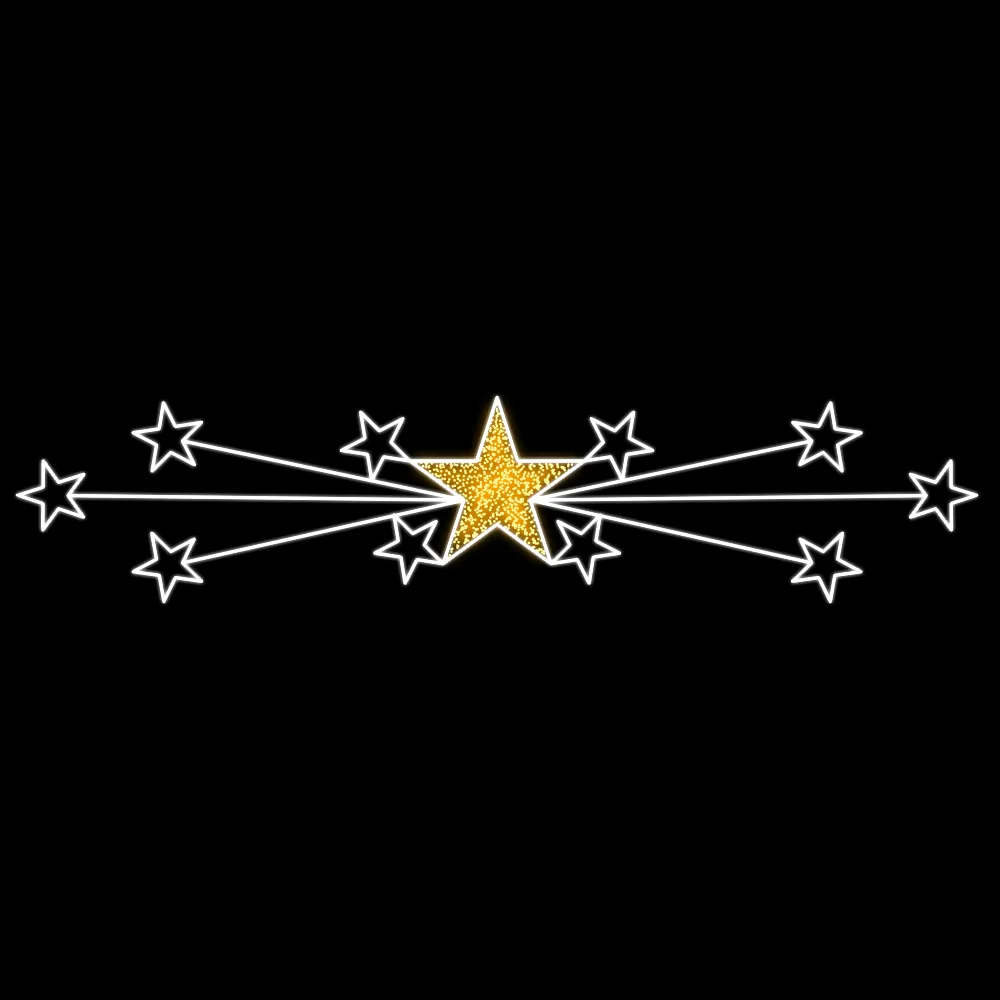 Figura de Natal Luminosa Painel - Portal Antares