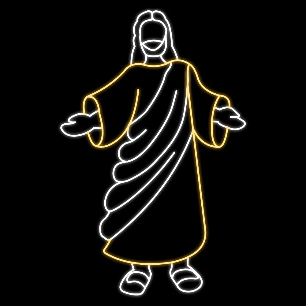 Figura de Natal Luminosa - Jesus Cristo