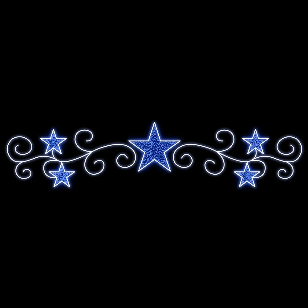 Figura de Natal Luminosa - Painel Star Ornament