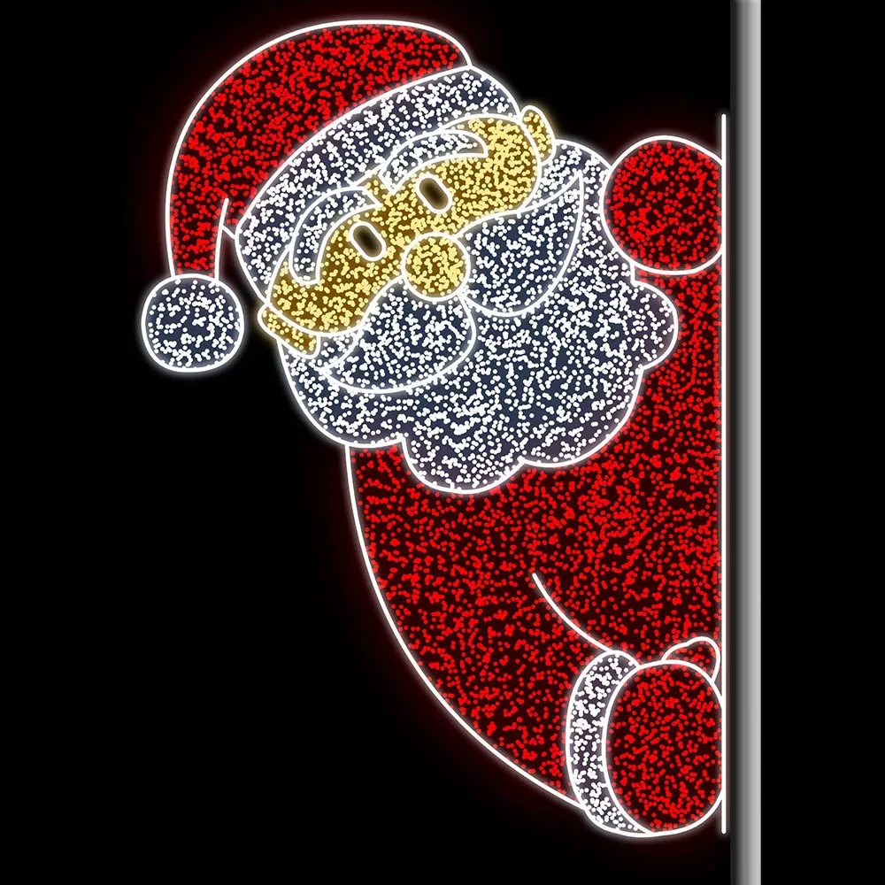 Figura de Natal Luminosa - Papai Noel Pilar