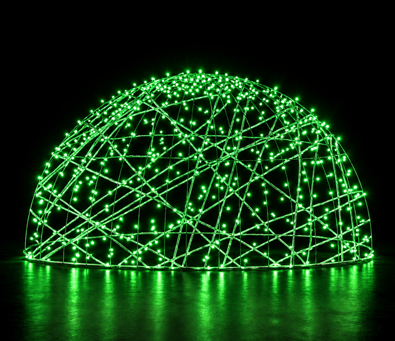 Figura de Natal Luminosa para Jardim e Fachada - Esfera Iluminada