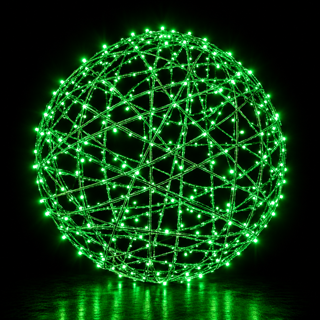 Figura de Natal Luminosa para Jardim e Fachada - Esfera Iluminada