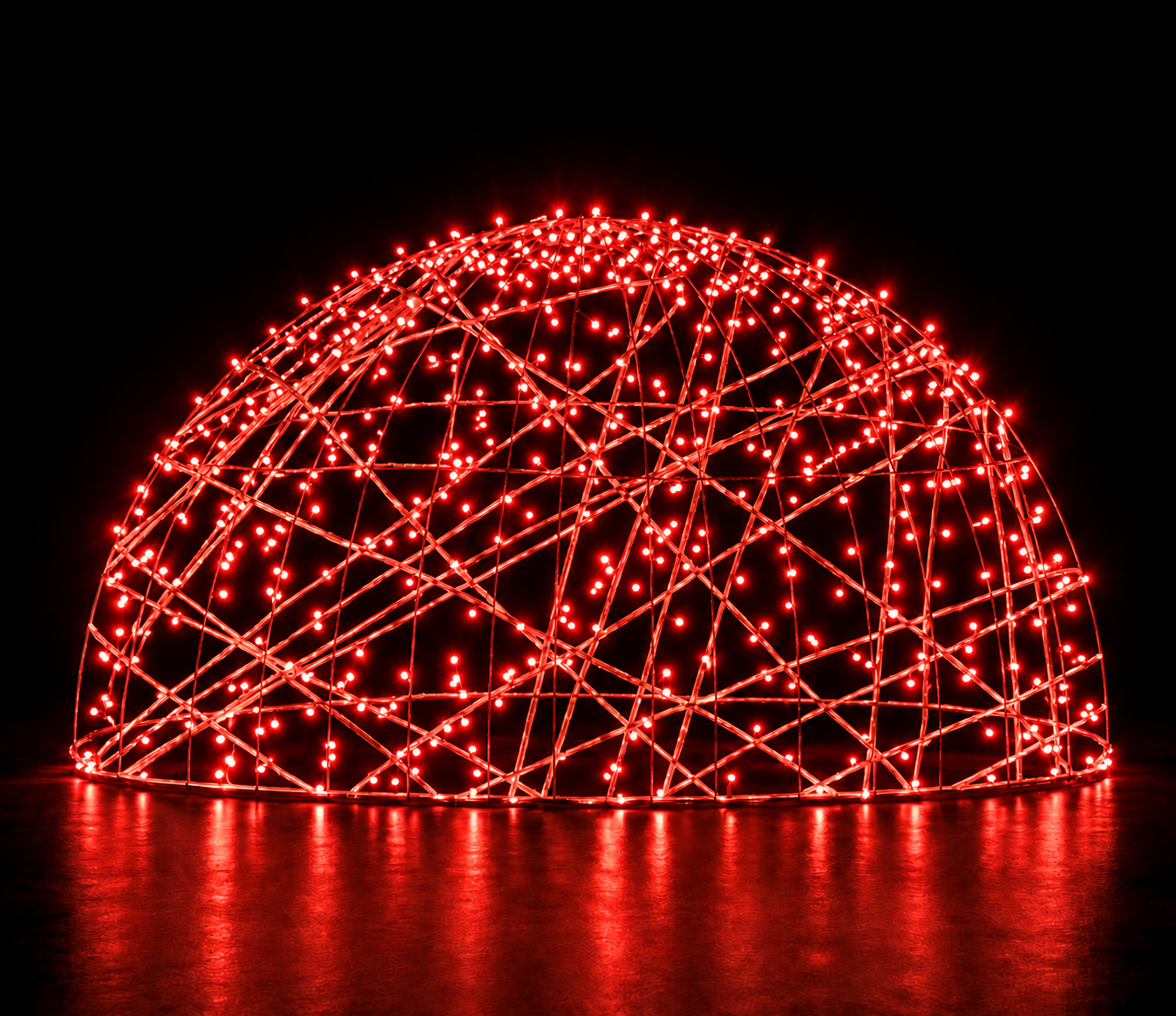 Figura de Natal Luminosa para Jardim e Fachada - Esfera Iluminada