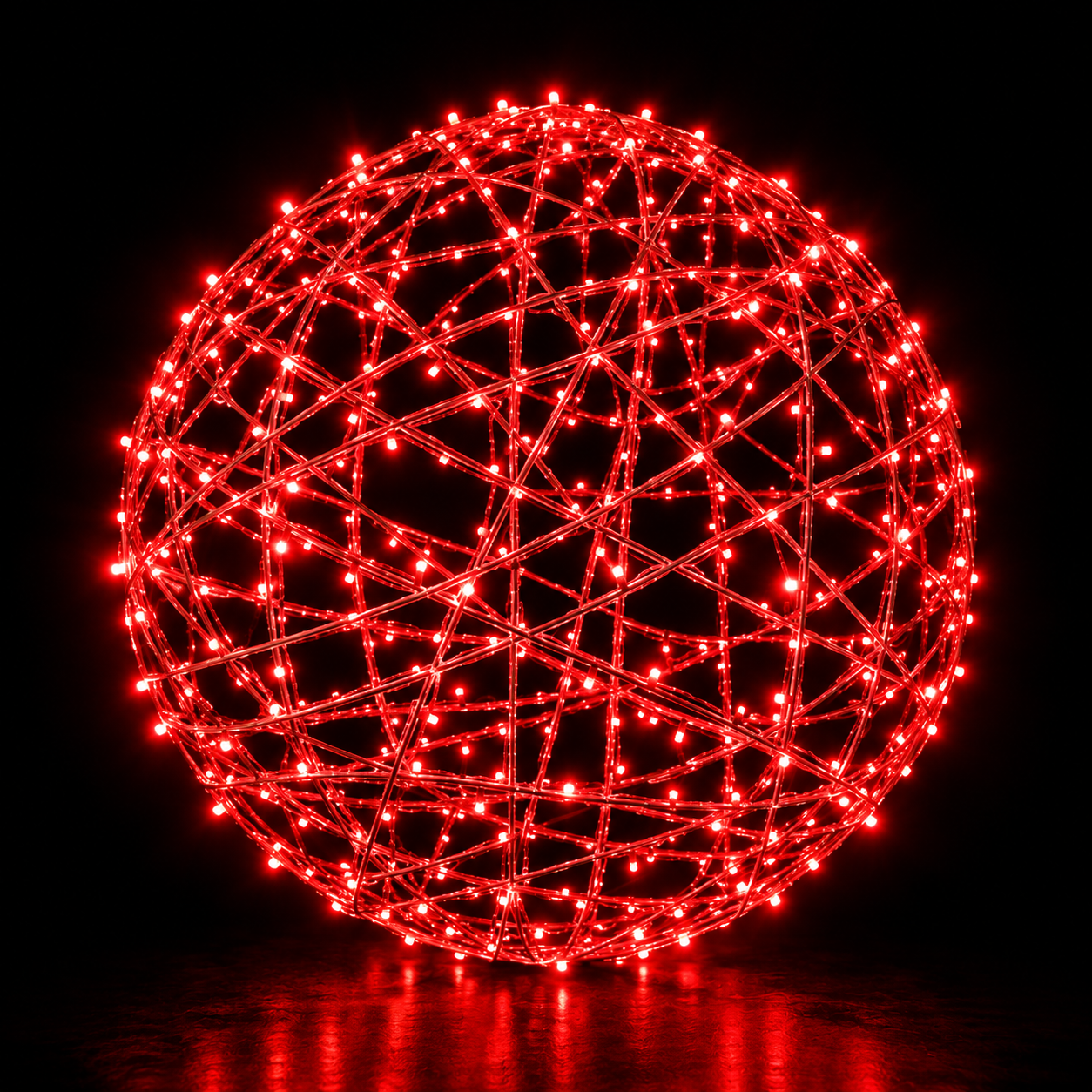 Figura de Natal Luminosa para Jardim e Fachada - Esfera Iluminada