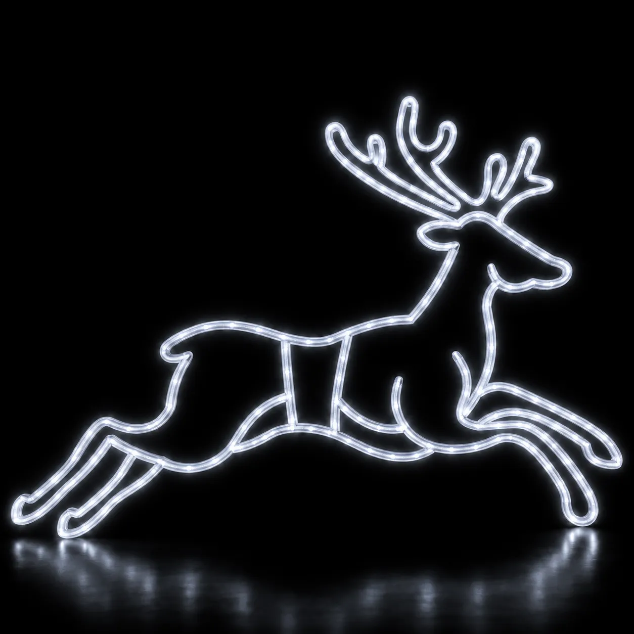 Figura de Natal Luminosa para Jardim e Fachada - Rena