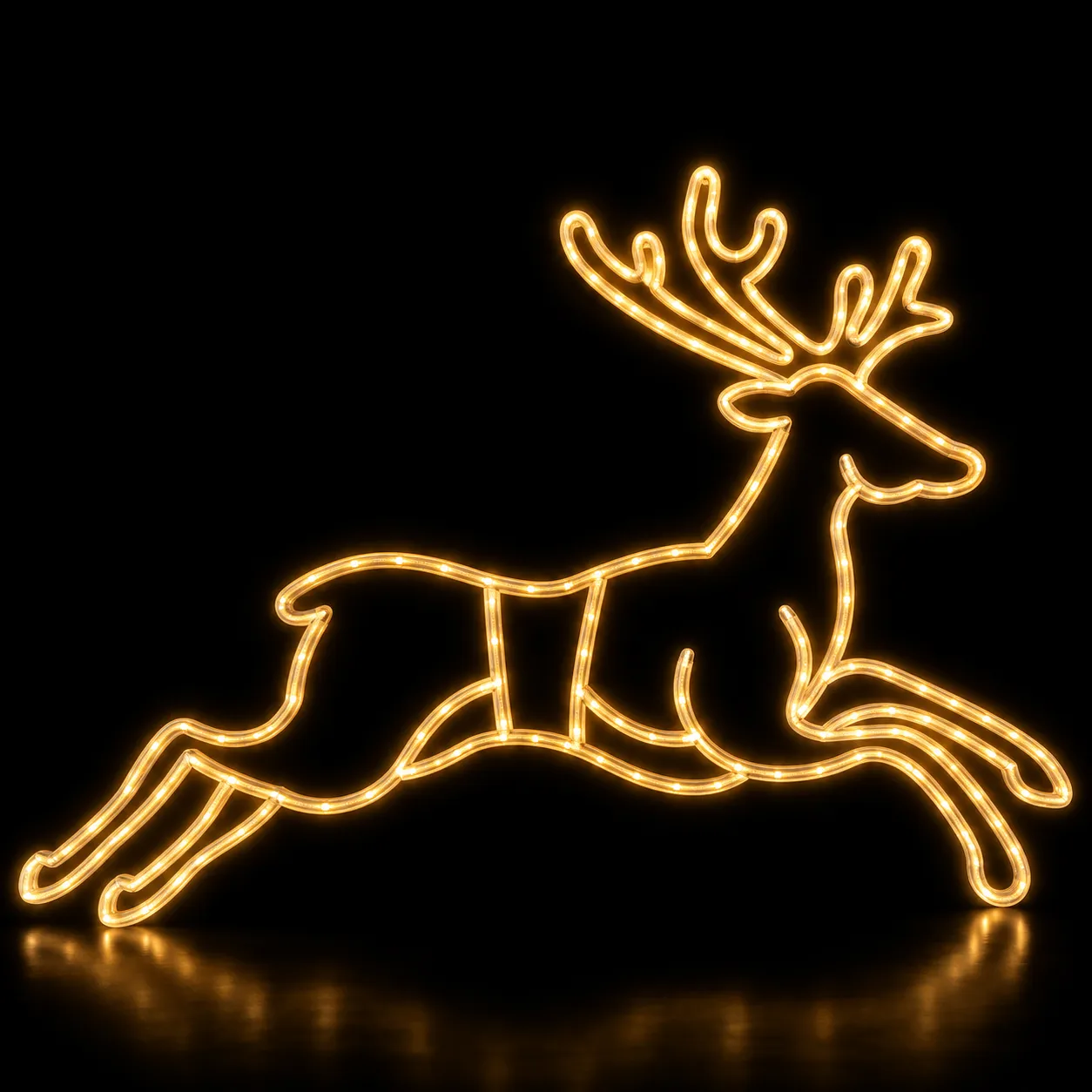 Figura de Natal Luminosa para Jardim e Fachada - Rena