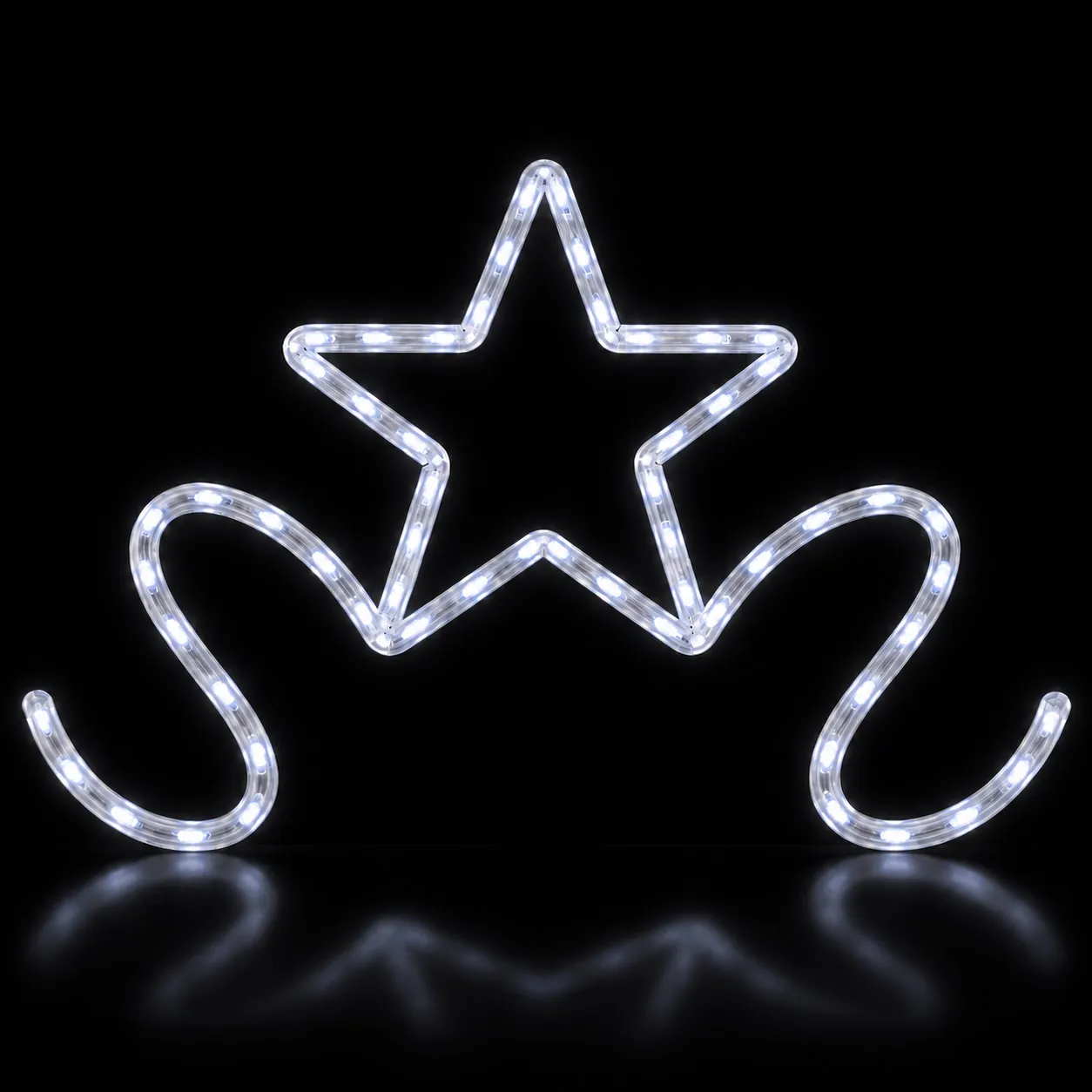 Figura de Natal Luminosa para Poste - 1 Estrela