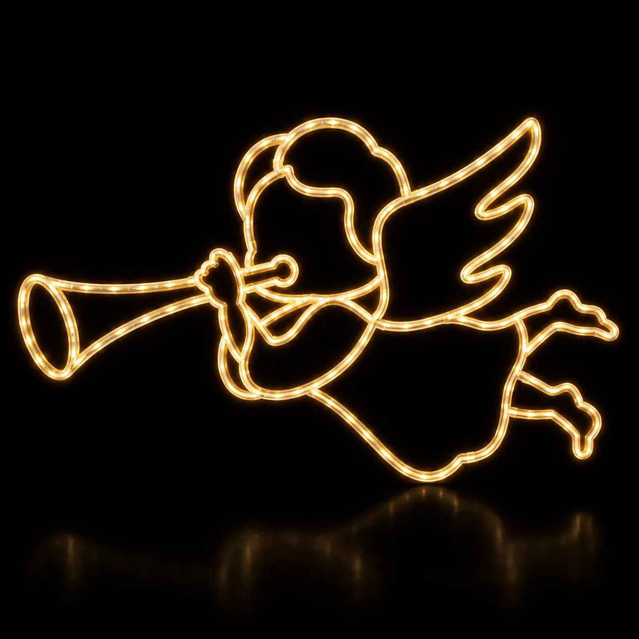 Figura de Natal Luminosa para Poste - Anjo Musical