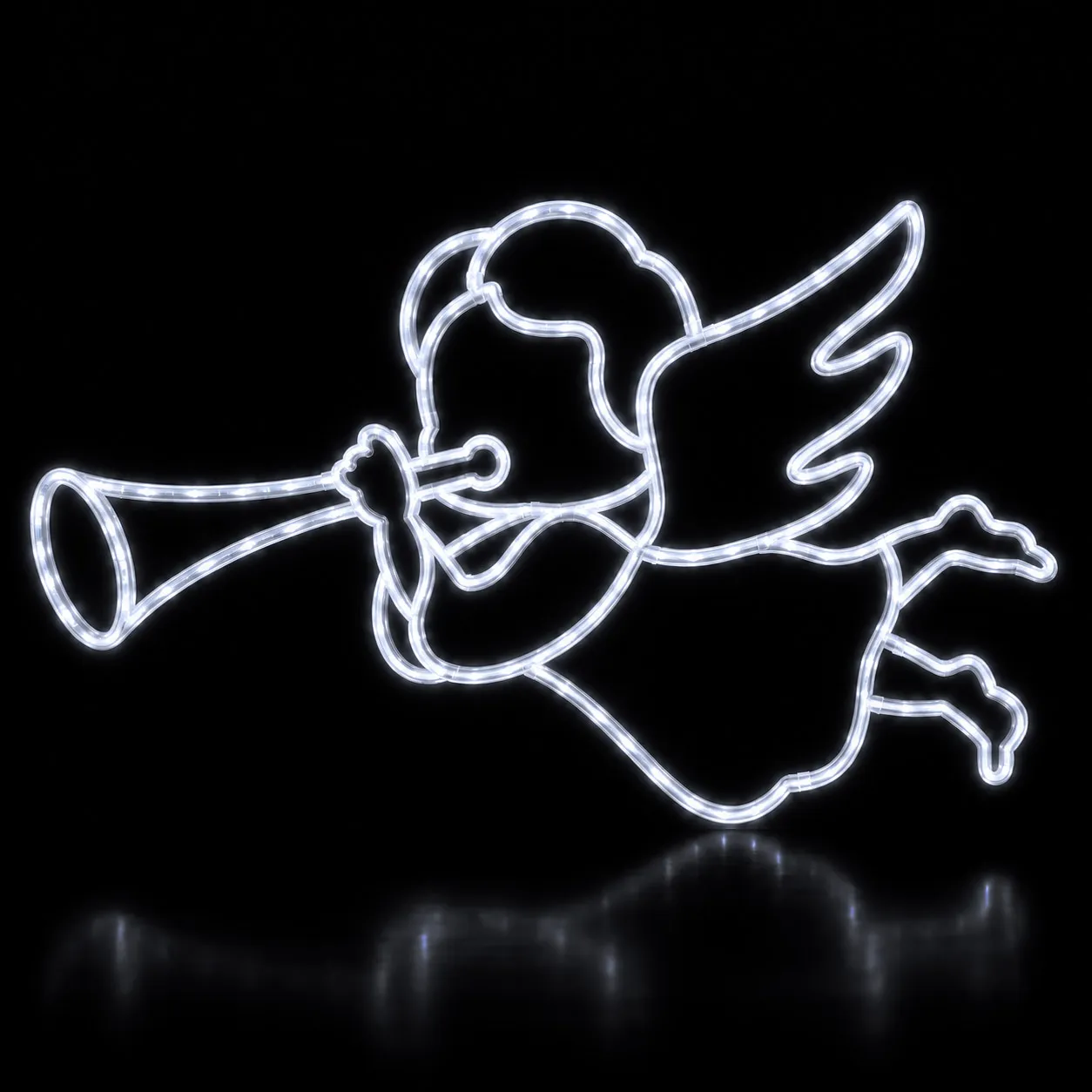 Figura de Natal Luminosa para Poste - Anjo Musical